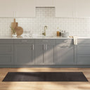 vidaXL Vloerkleed rechthoekig 60x100 cm bamboe zwart