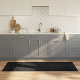 vidaXL Vloerkleed rechthoekig 60x100 cm bamboe zwart