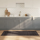 vidaXL Vloerkleed rechthoekig 60x100 cm bamboe zwart