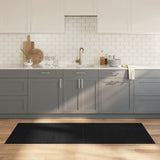 vidaXL Vloerkleed rechthoekig 60x100 cm bamboe zwart