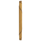 vidaXL Vloerkleed rond 60 cm bamboe zwart
