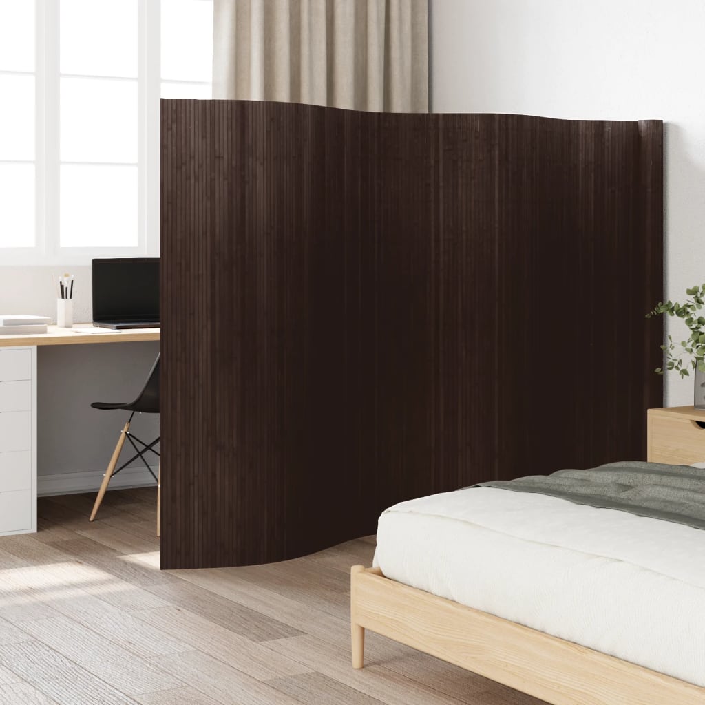 vidaXL Kamerscherm breedte 250 cm hoogte 165 cm bamboe natuurlijk