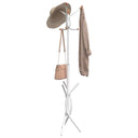 vidaXL Coat Rack 176 cm Powder-Coated Iron Black