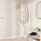 vidaXL Coat Rack 176 cm Powder-Coated Iron Black