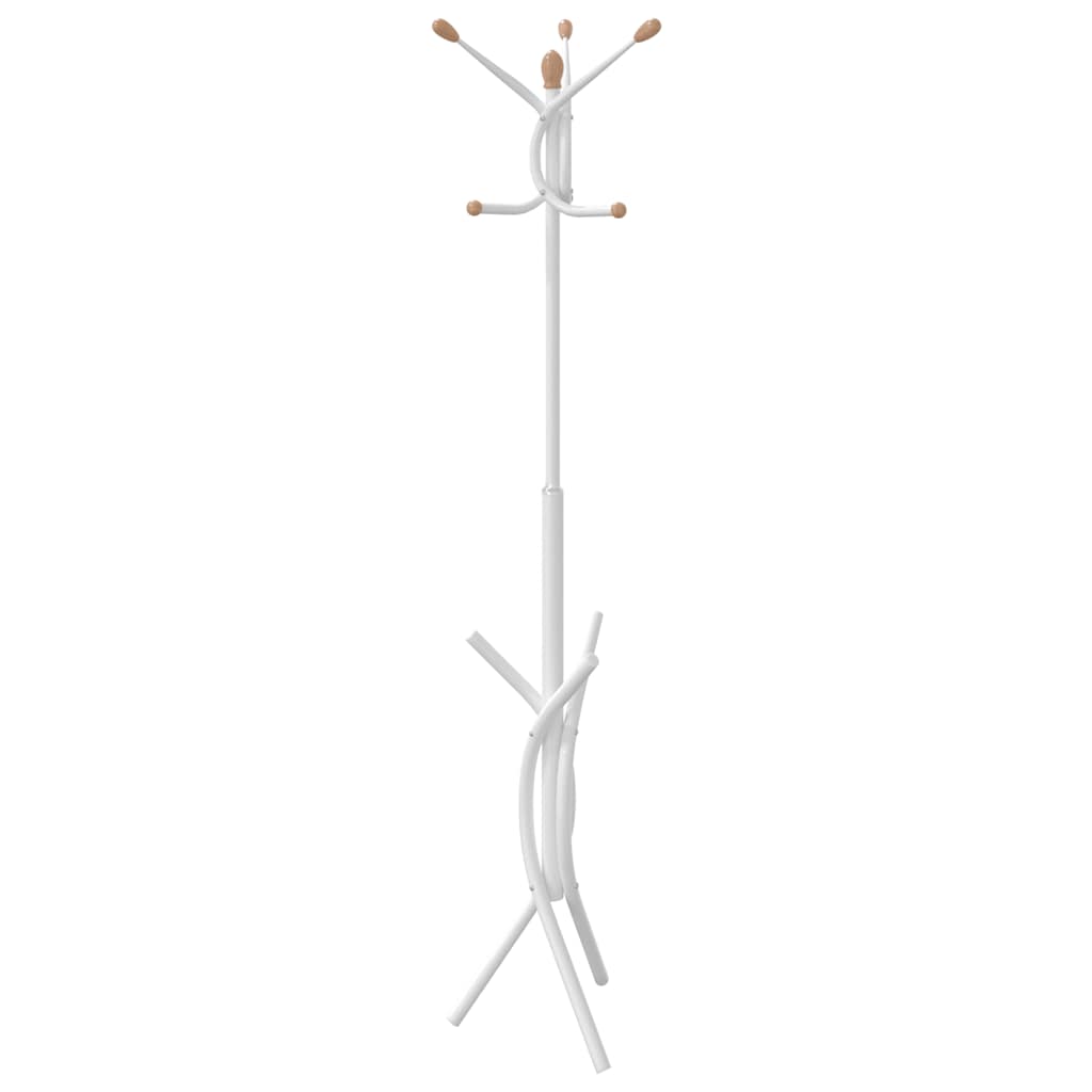 vidaXL Coat Rack 176 cm Powder-Coated Iron Black