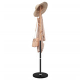 vidaXL Coat Rack 172 cm Powder-Coated Iron Black