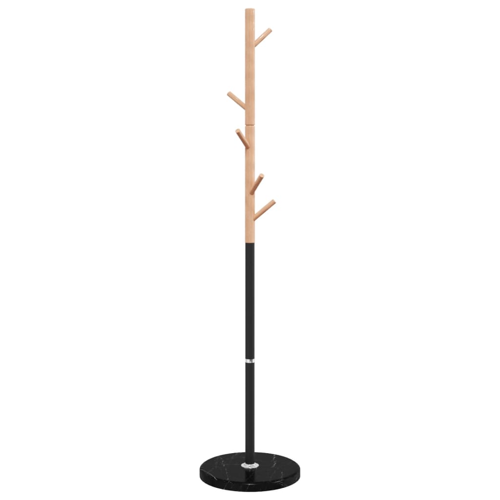vidaXL Coat Rack 172 cm Powder-Coated Iron Black