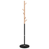 vidaXL Coat Rack 172 cm Powder-Coated Iron Black
