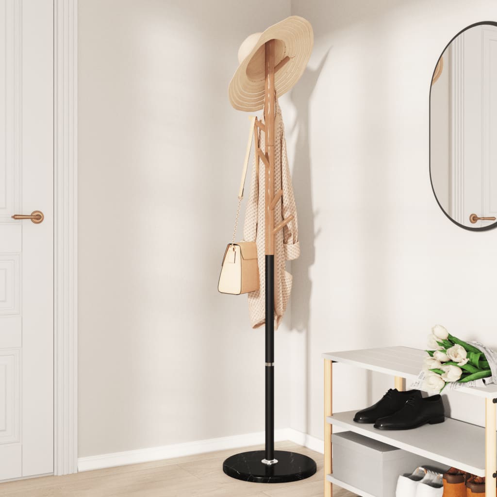 vidaXL Coat Rack 172 cm Powder-Coated Iron Black