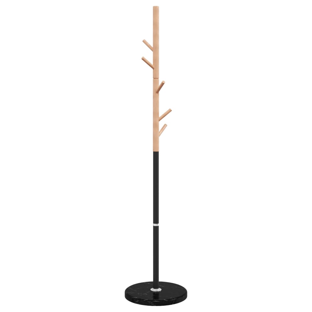 vidaXL Coat Rack 172 cm Powder-Coated Iron Black