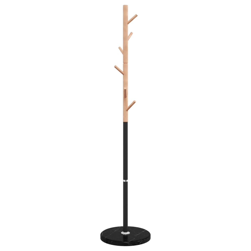 vidaXL Coat Rack 172 cm Powder-Coated Iron Black