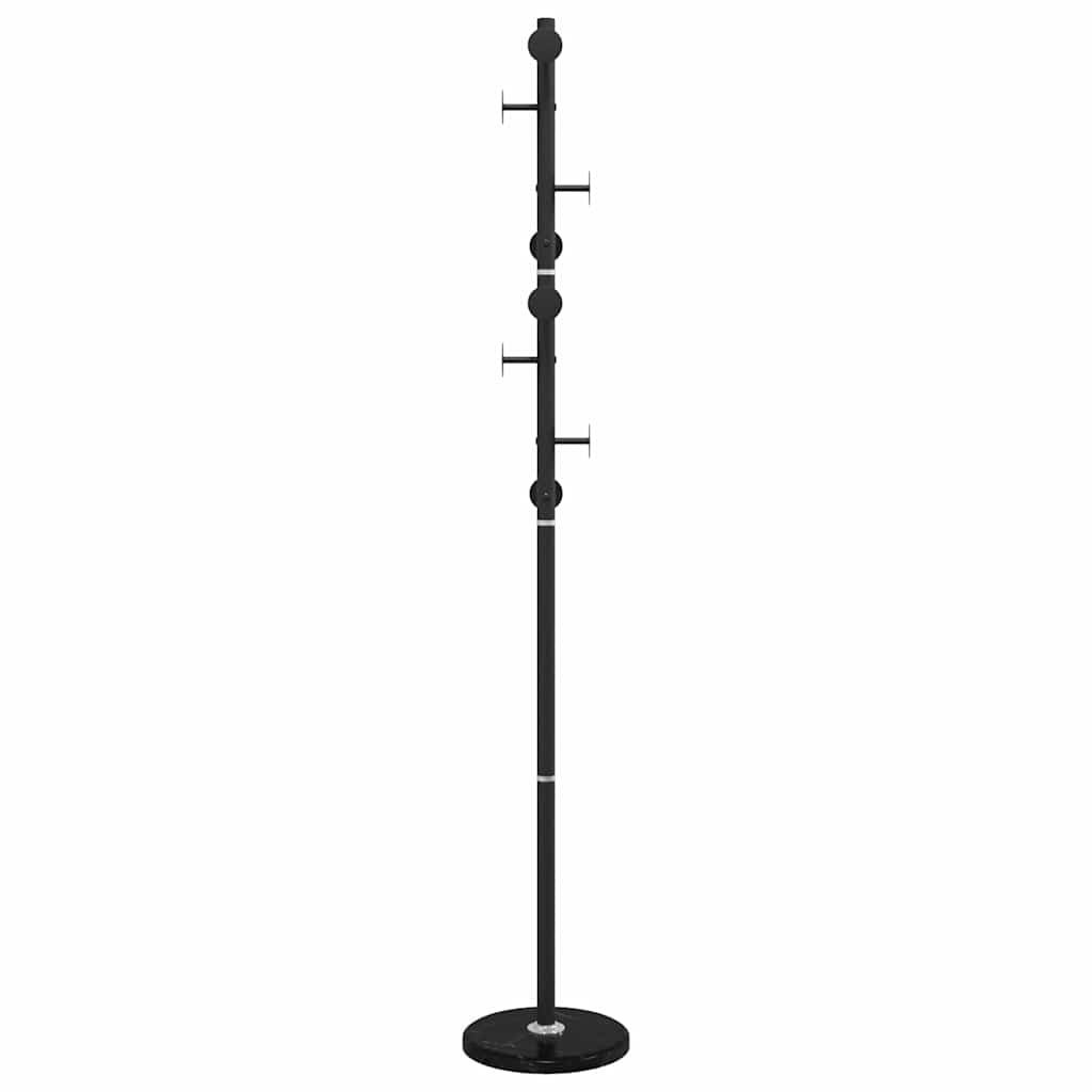 vidaXL Kapstok 176 cm gepoedercoat ijzer zwart