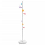 vidaXL Kapstok 172 cm gepoedercoat ijzer wit