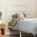 vidaXL Replacement Headboard 75 cm Metal Black