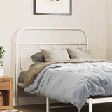 vidaXL Replacement Headboard 75 cm Metal Black