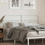 vidaXL Replacement Headboard 75 cm Metal Black