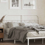 vidaXL Replacement Headboard 75 cm Metal Black