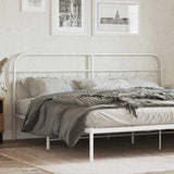 vidaXL Replacement Headboard 75 cm Metal Black