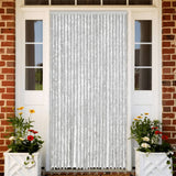 vidaXL Vliegengordijn 90x220 cm chenille beige en lichtbruin