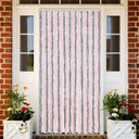 vidaXL Vliegengordijn 90x220 cm chenille beige en lichtbruin