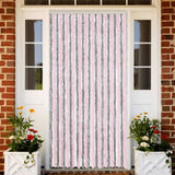 vidaXL Vliegengordijn 90x220 cm chenille beige en lichtbruin