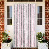 vidaXL Vliegengordijn 90x220 cm chenille beige en lichtbruin