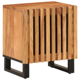 vidaXL Nachtkastje 40x34x46 cm massief ruw mangohout