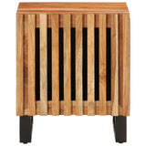 vidaXL Nachtkastje 40x34x46 cm massief ruw mangohout