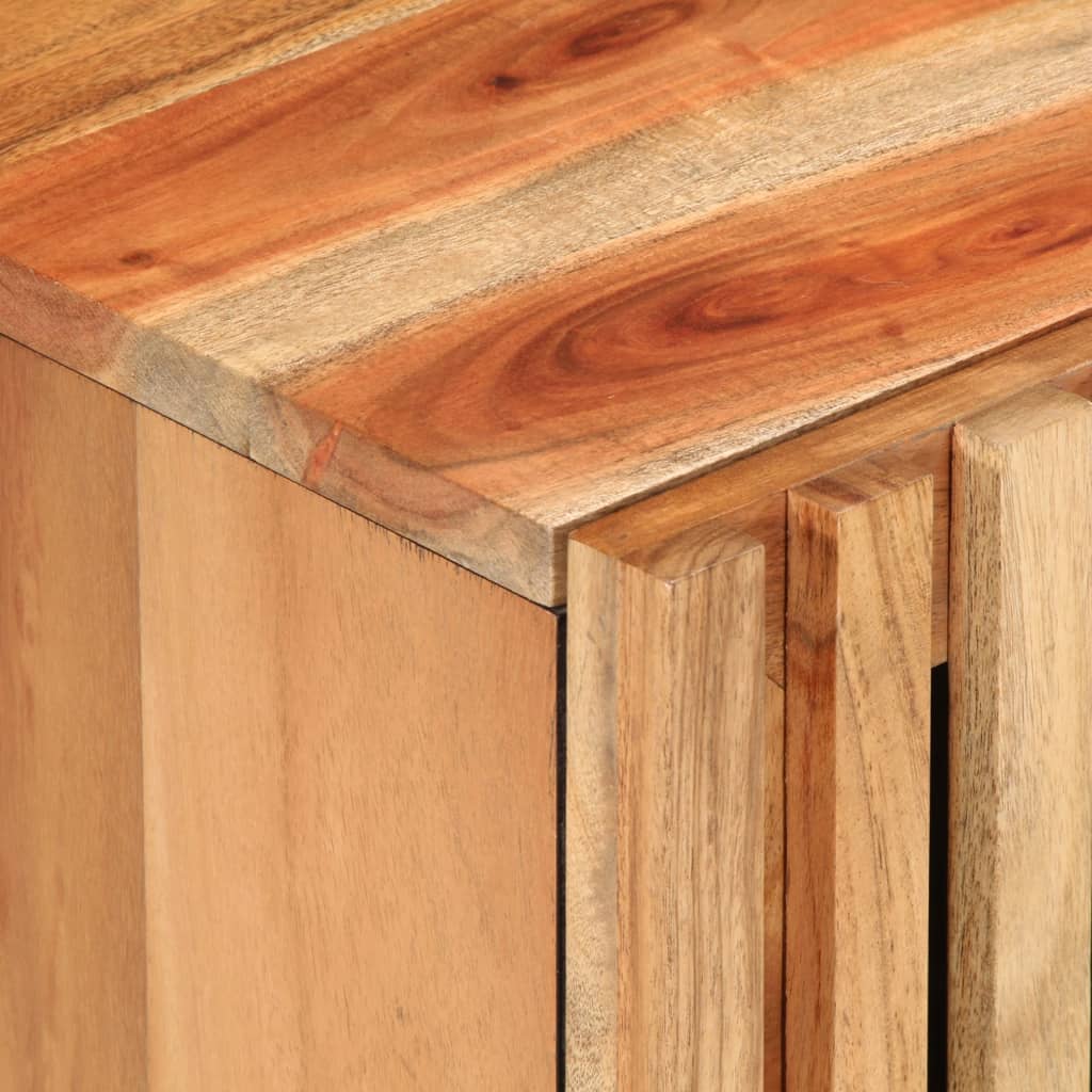 vidaXL Nachtkastje 40x34x46 cm massief ruw mangohout