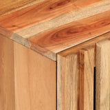 vidaXL Nachtkastje 40x34x46 cm massief ruw mangohout