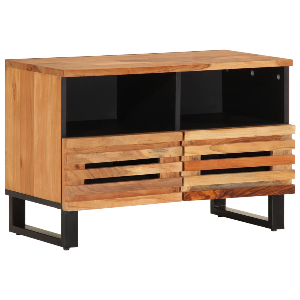 vidaXL TV Cabinet 70x34x46 cm Solid Acacia Wood
