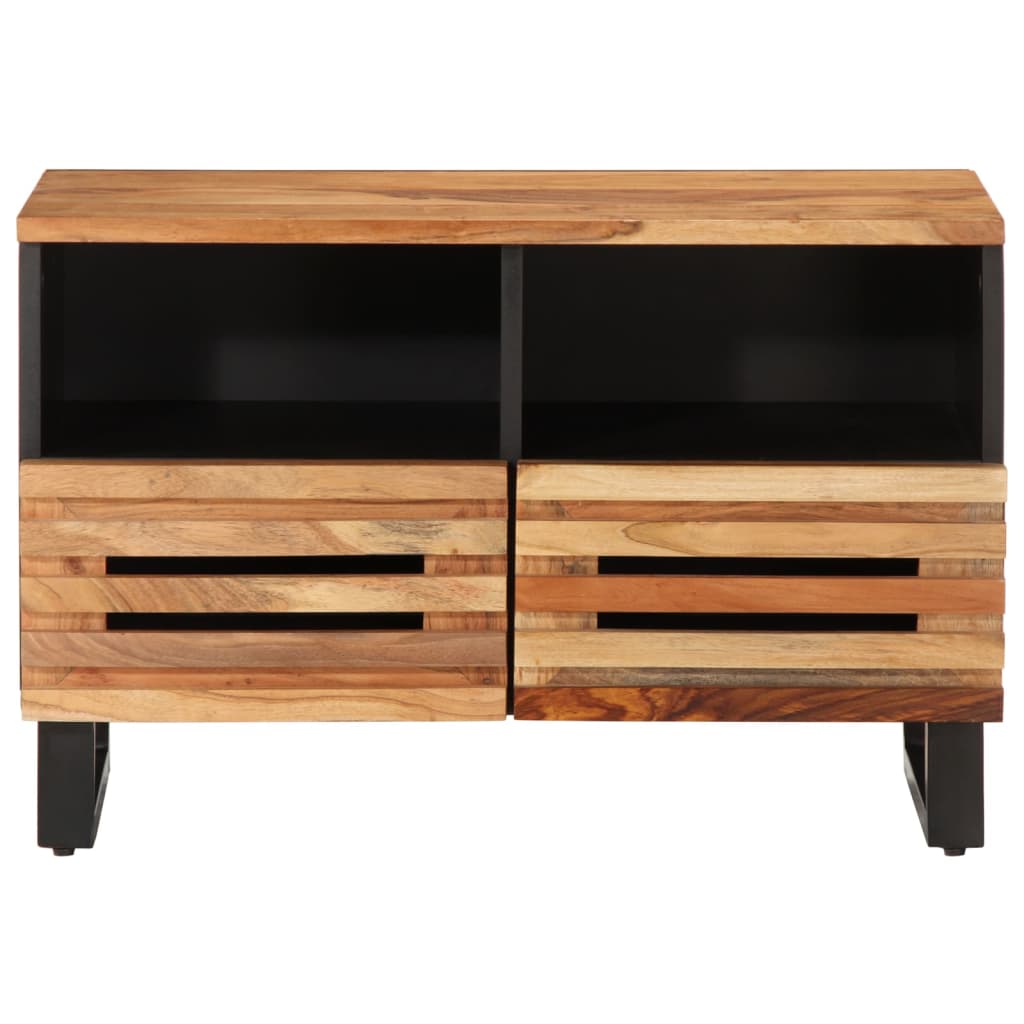 vidaXL TV Cabinet 70x34x46 cm Solid Acacia Wood