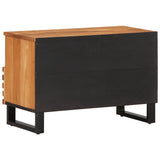 vidaXL TV Cabinet 70x34x46 cm Solid Acacia Wood