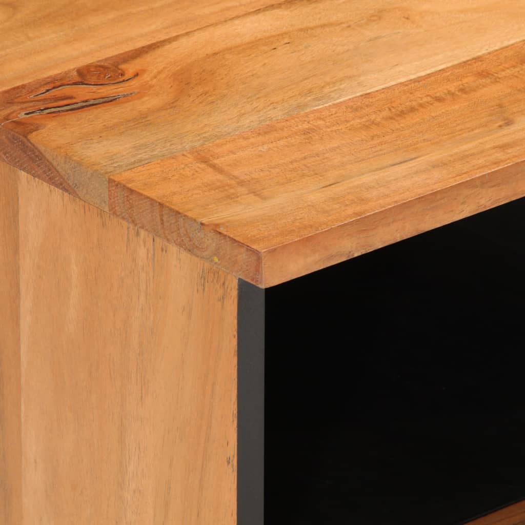vidaXL TV Cabinet 70x34x46 cm Solid Acacia Wood
