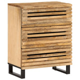 vidaXL Dressoir 60x34x75 cm massief ruw mangohout