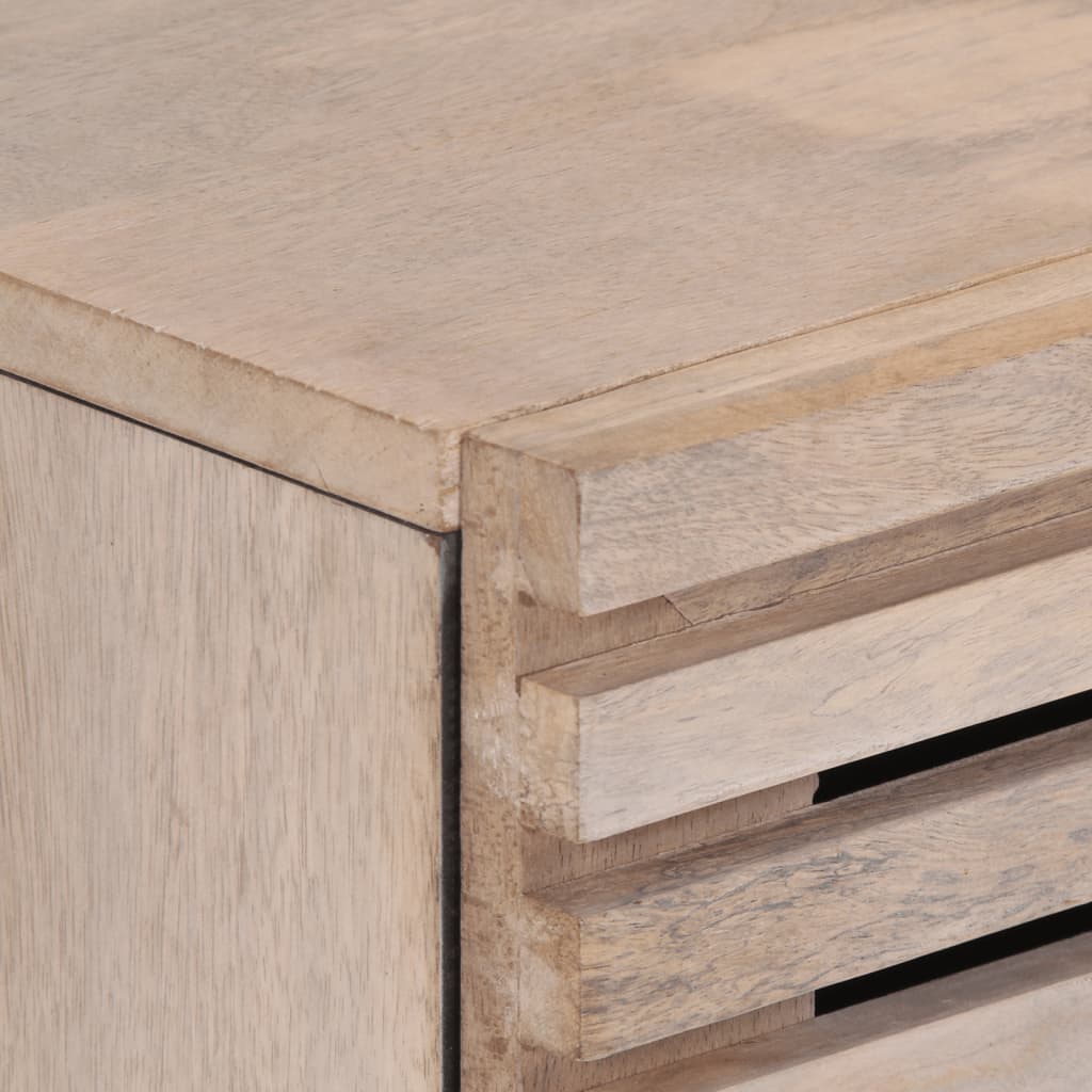 vidaXL Dressoir 60x34x75 cm massief ruw mangohout
