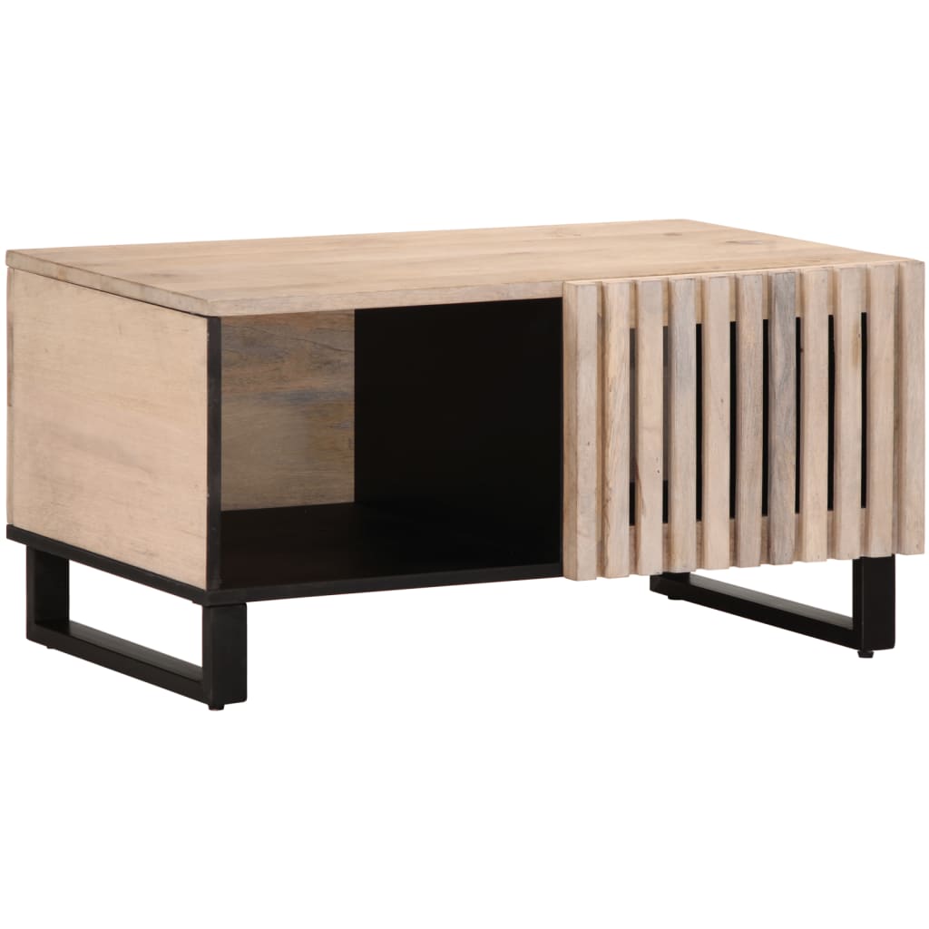 vidaXL Salontafel 80x51x40 cm massief acaciahout