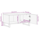 vidaXL Salontafel 80x51x40 cm massief acaciahout