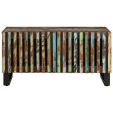 vidaXL Salontafel 80x51x40 cm massief mangohout wit