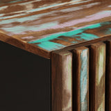 vidaXL Salontafel 80x51x40 cm massief mangohout wit
