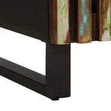 vidaXL Salontafel 80x51x40 cm massief mangohout wit