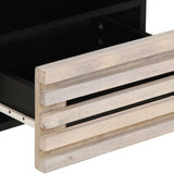 vidaXL Bedside Cabinets 2 pcs 40x34x46 cm solid rough mango wood