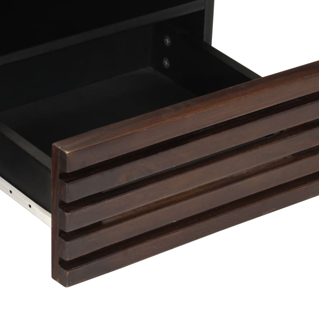 vidaXL Salontafel 80x55x40 cm massief mangohout bruin