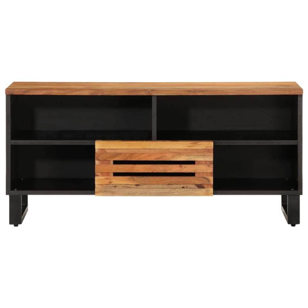 vidaXL Tv-meubel 100x34x46 cm massief ruw mangohout