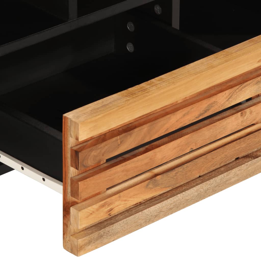 vidaXL Tv-meubel 100x34x46 cm massief ruw mangohout