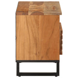 vidaXL Tv-meubel 80x34x46 cm massief acaciahout