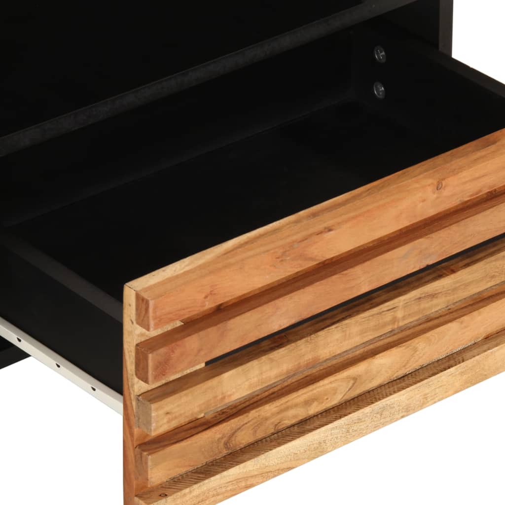 vidaXL Tv-meubel 80x34x46 cm massief acaciahout