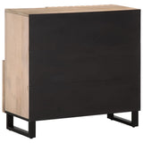 vidaXL Dressoir 80x34x75 cm massief mangohout