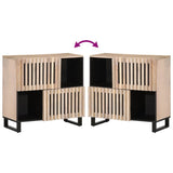 vidaXL Dressoir 80x34x75 cm massief mangohout
