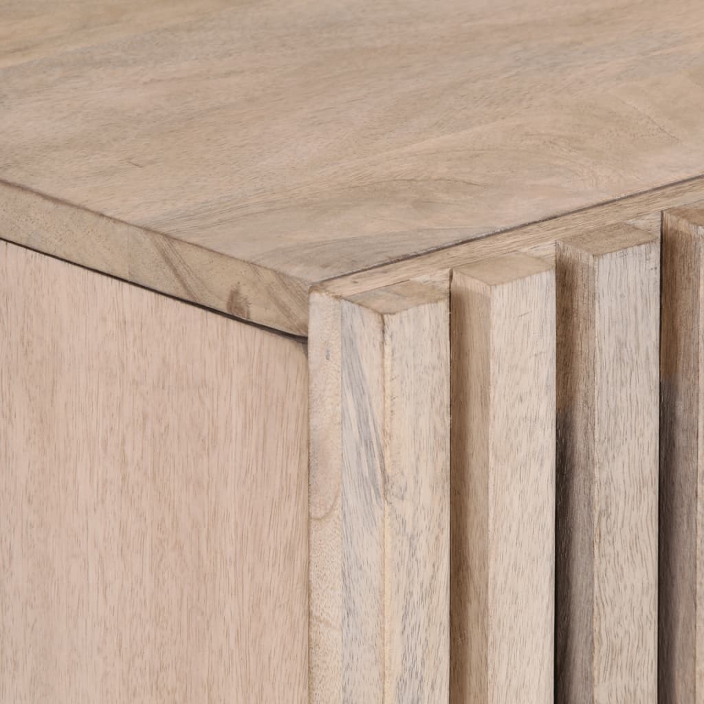 vidaXL Dressoir 80x34x75 cm massief mangohout